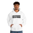 thumbnail image 1 of Hella Black Hella Proud Unisex Hoodie, S-5XL Black Power Black Pride, 1 of 5