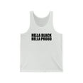 thumbnail image 1 of Hella Black Hella Proud Unisex Tank Top, XS-2XL Black Power Black Pride, 1 of 2