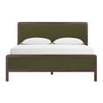 thumbnail image 1 of Hella Forest Green Velvet King Bed, 1 of 3