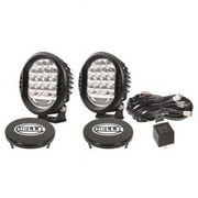Hella H57-358117171 Value Fit 500 LEDs Driving Lights Kit - Black & Clear