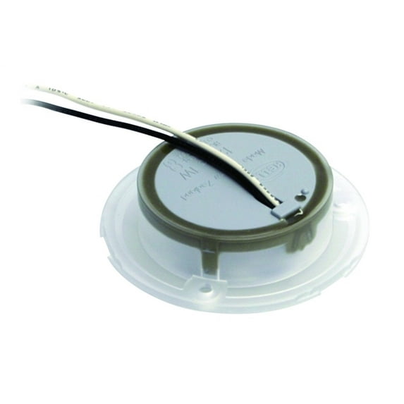 Hella Marine Slim Line LED 'Enhanced Brightness' Round Courtesy Lamp - White LED - White Plastic Bezel - 12V