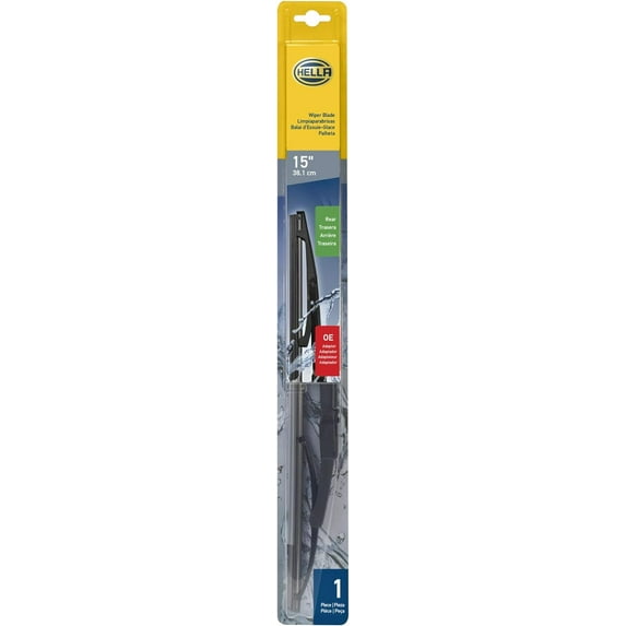 Hella OE Quality 15 Inch All Seasons Graphite-Coated Rear Wiper Blade / 358114151