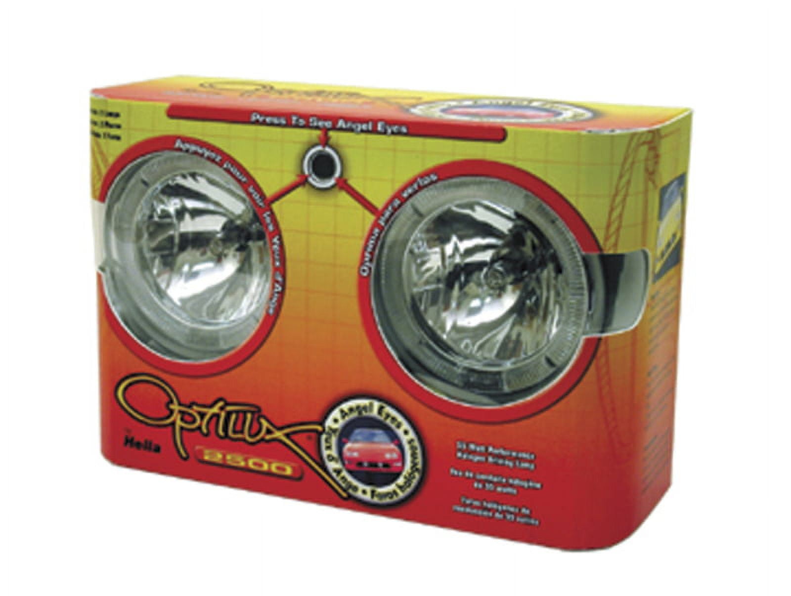 Hella Optilux 2500 12V 55W Angel Eyes Driving Lamp Kit - Walmart.com