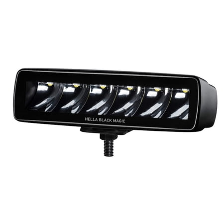 Hella Universal Black Magic 6 L.E.D. Mini Light Bar - Spot Beam