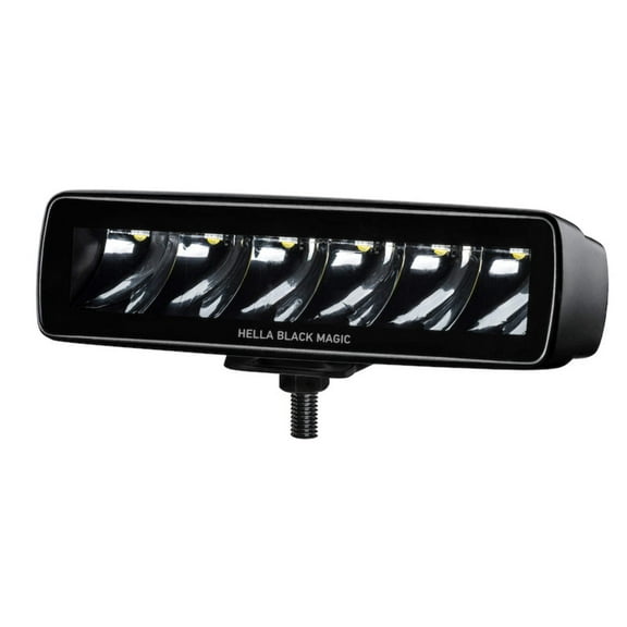 Hella Universal Black Magic 6 L.E.D. Mini Light Bar - Spot Beam