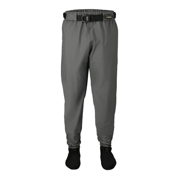 Frogg Toggs Hellbender Stockingfoot Guide Pant Waders for Men, Nylon Waders for Fishing with Adjustable Belt, Slate, 2X
