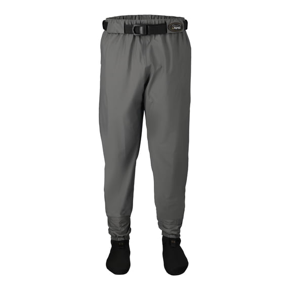 Frogg Toggs Hellbender Stockingfoot Guide Pant Waders for Men, Nylon Waders for Fishing with Adjustable Belt, Slate, Extra Large