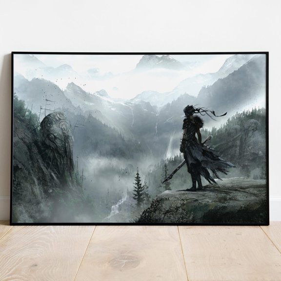 Hellblade Game Senua'S Sacrifice Wall Art Rolled Print 4, Unframed Poster