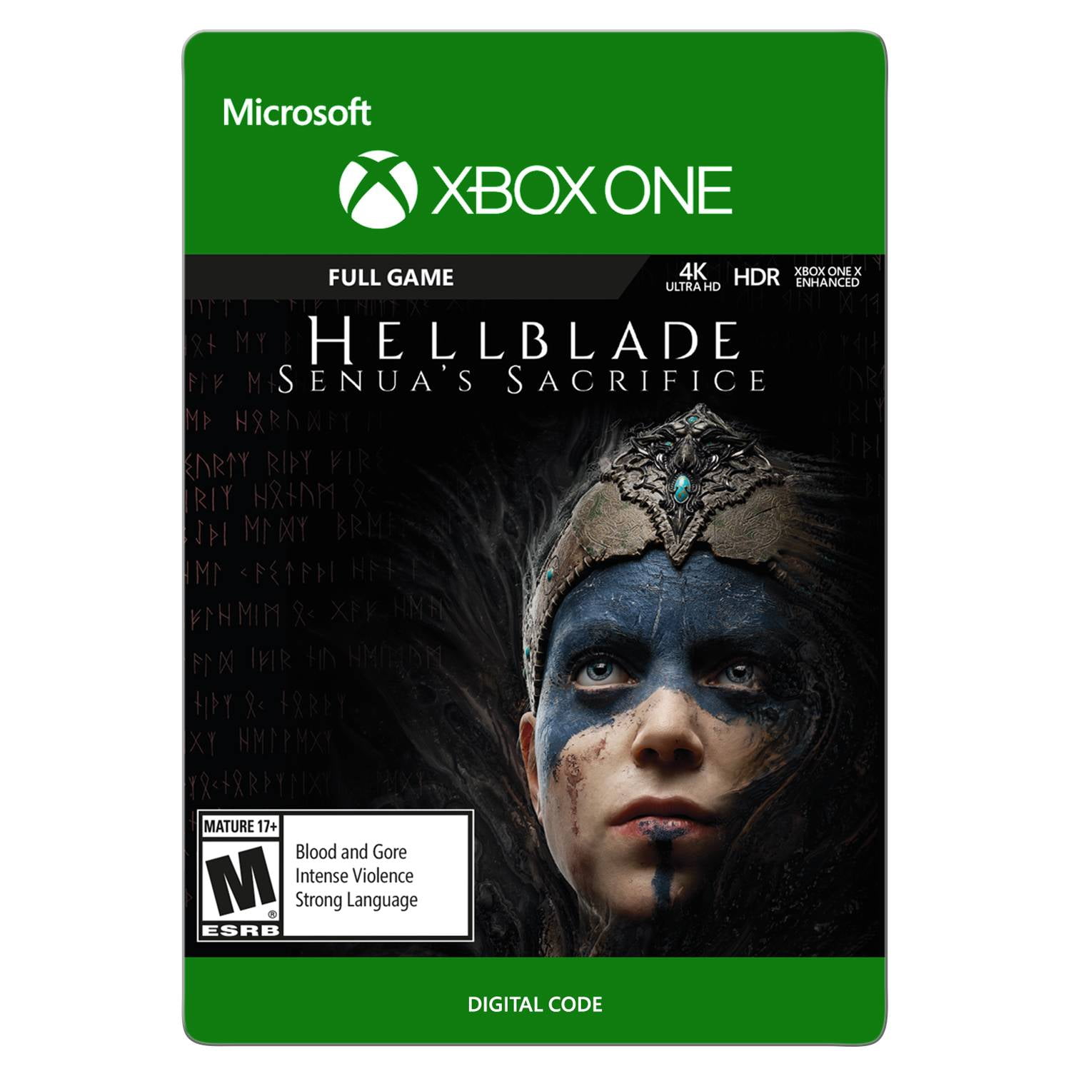 Hellblade: Senua's Sacrifice PS4 PAL Replacement Box Art Insert Inlay Cover  Only