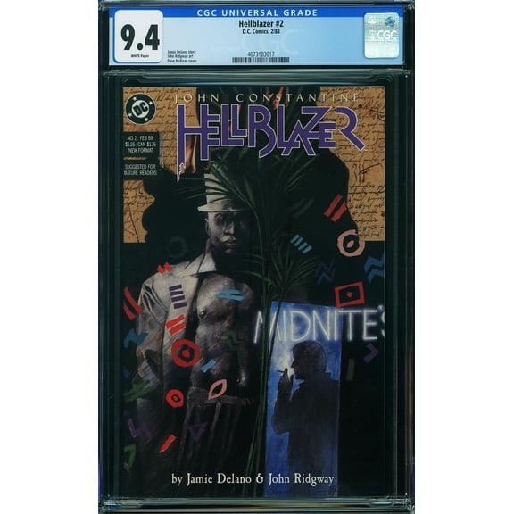 Hellblazer #2 - CGC 9.4 Comic Book