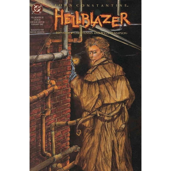 Hellblazer #50 VF ; DC Comic Book