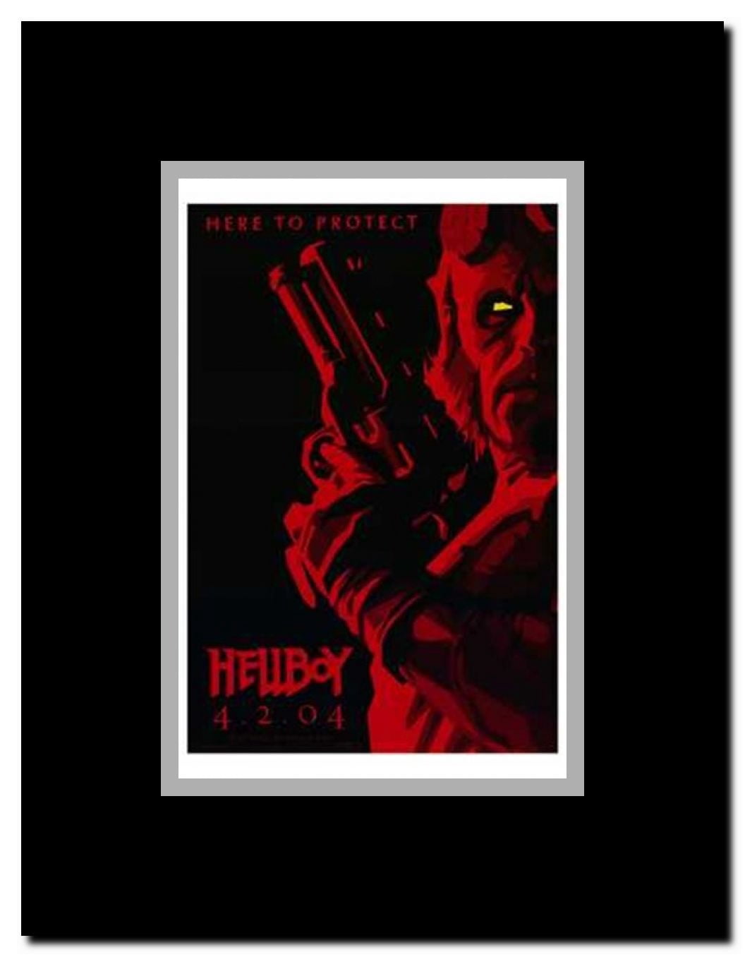 Hellboy Framed Movie Poster