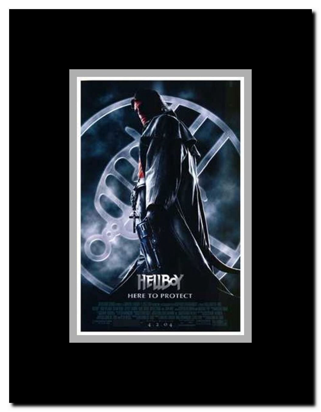 Hellboy Framed Movie Poster