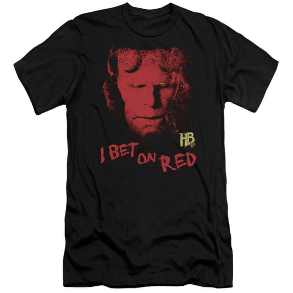 Hellboy Ii - I Bet On Red - Premium Slim Fit Short Sleeve Shirt - Large