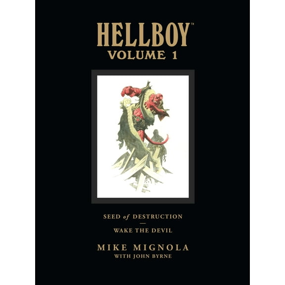 Hellboy Library Volume 1: Seed of Destruction and Wake the Devil (Hardcover)