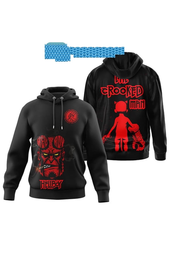 Hellboy The Crooked Man Bureau For Paranormal Research And Defense Hoodie T-Shirt