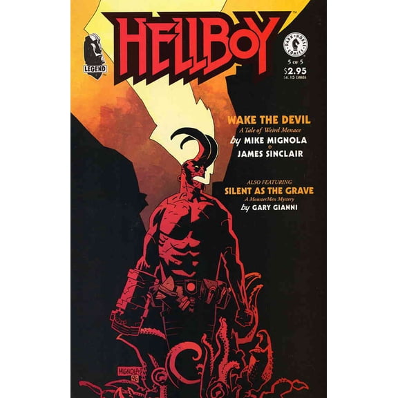 Hellboy: Wake the Devil #5 VF ; Dark Horse Comic Book
