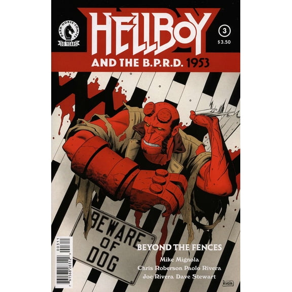 Hellboy and the B.P.R.D.: 1953-Beyond The Fences #3 VF ; Dark Horse Comic Book