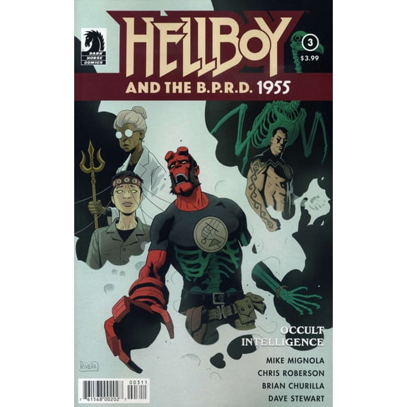 Hellboy and the B.P.R.D.: 1955-Occult Intelligence #3 VF ; Dark Horse Comic Book