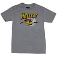 thumbnail image 1 of Hellcat (Marvel Comics) Mens T-Shirt -  Hellcat Flyin Punch Under Name Image (Small), 1 of 3