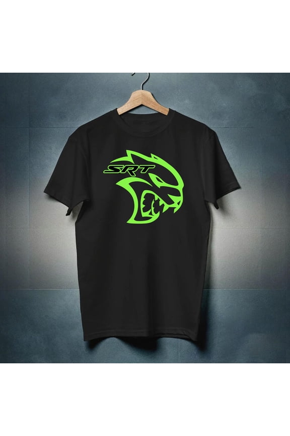 Hellcat Muscle Car Graphic Shirt Green Speed Vibes Gift for Car Enthusiasts New Instock-TH4863