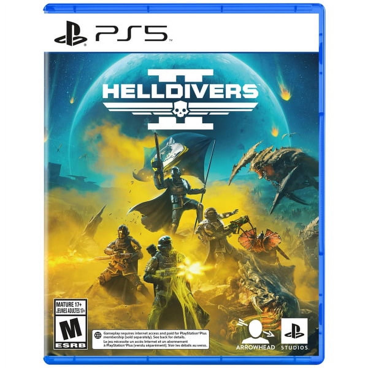 Helldivers 2 For The Sony Playstation 5 PS5 Disc Console Hell Divers