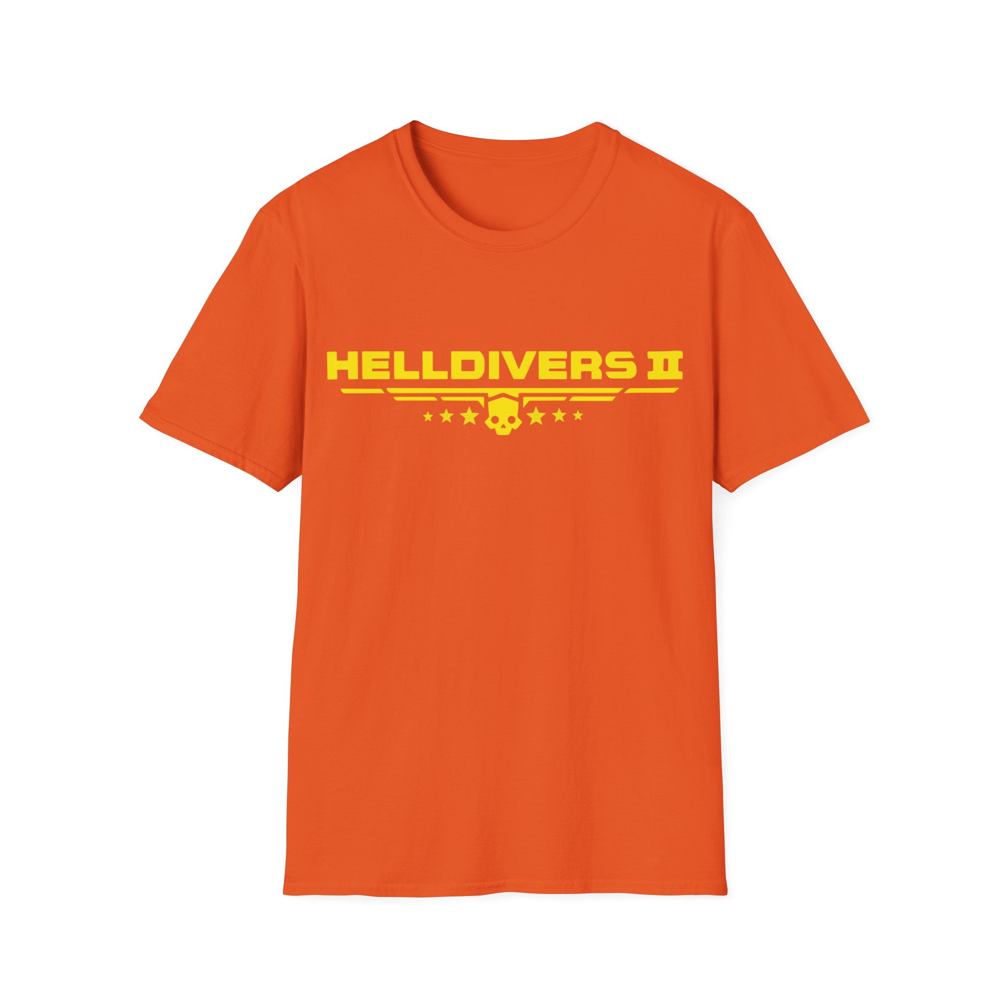 Helldivers Game Logo Printed Man Shirt Shooter Game Apparel Hell