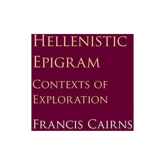 Hellenistic Epigram, (Hardcover)