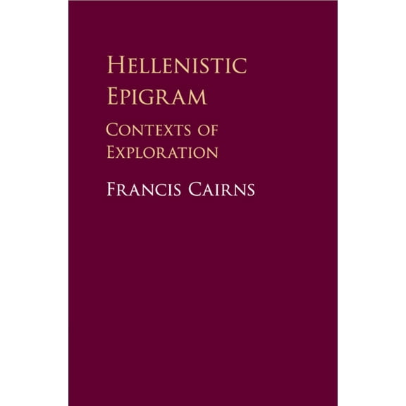 Hellenistic Epigram, (Paperback)
