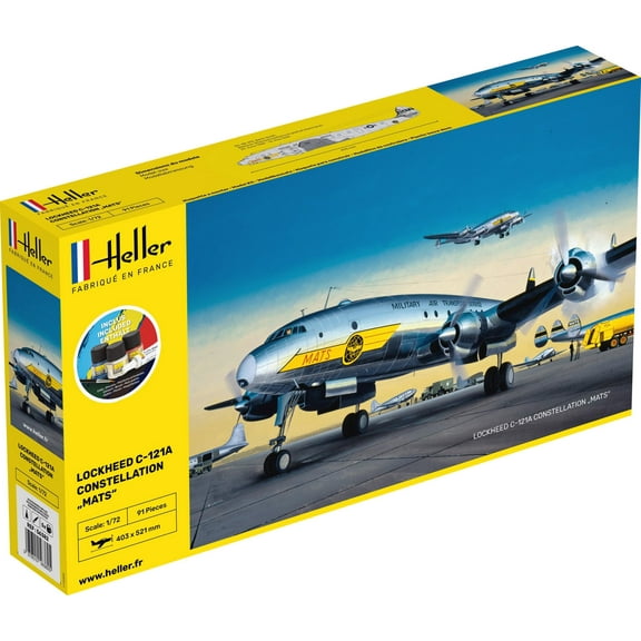 Heller Avion Maquette : Starter Kit : C-121A Constellation Mats