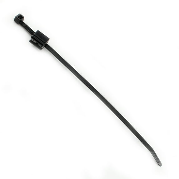Hellerman Tyton 156-00468 Cable Tie With Edge Clip, UV Stable, Black, 8-Inch, (100-Pack)