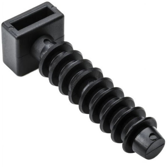 Hellermann Tyton MMB.50C2 Black Masonry Mount PA46 - Pack of 100