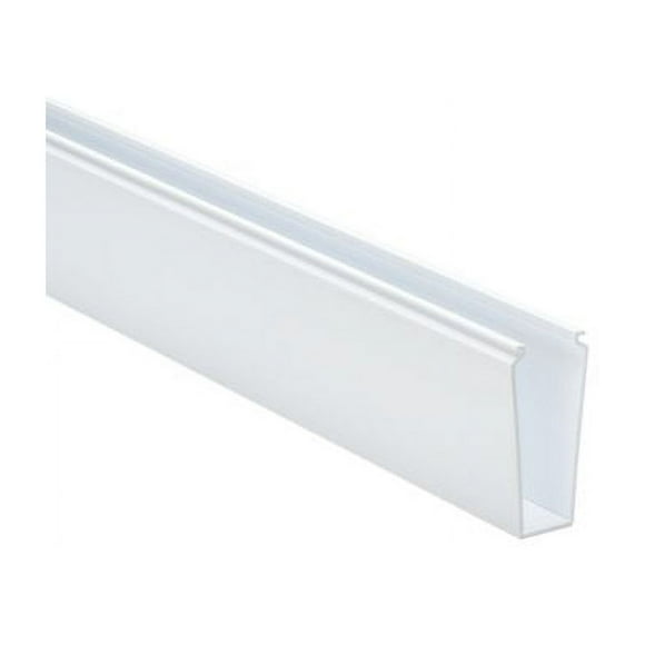 HellermannTyton 181-00189 Solid Wall Wiring Duct, 1" X 3", Non-Adhesive, PVC, White, 30ft/Box
