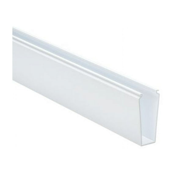 HellermannTyton 181-00189 Solid Wall Wiring Duct, 1" X 3", Non-Adhesive, PVC, White, 30ft/Box