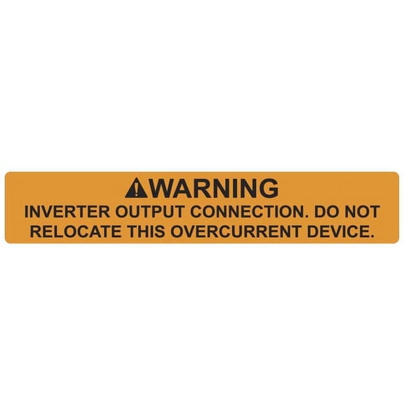 HellermannTyton 596-00589 Solar Label, Warning