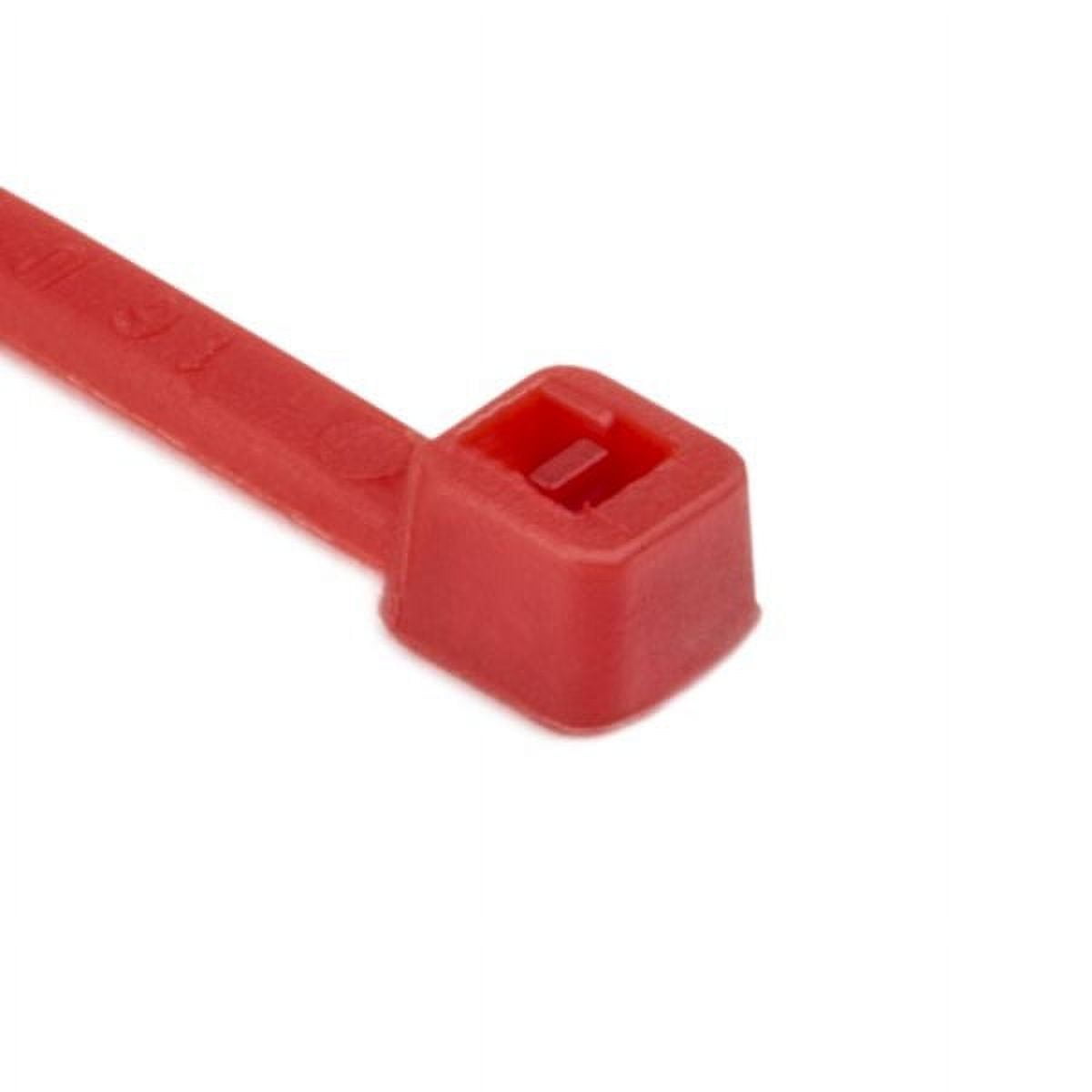 HellermannTyton HighTemp Cable Tie, 4" Long, 14lb Tensile Strength