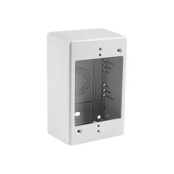 HellermannTyton TSRW-JB2 2" Deep White PVC Single Gang Junction Box
