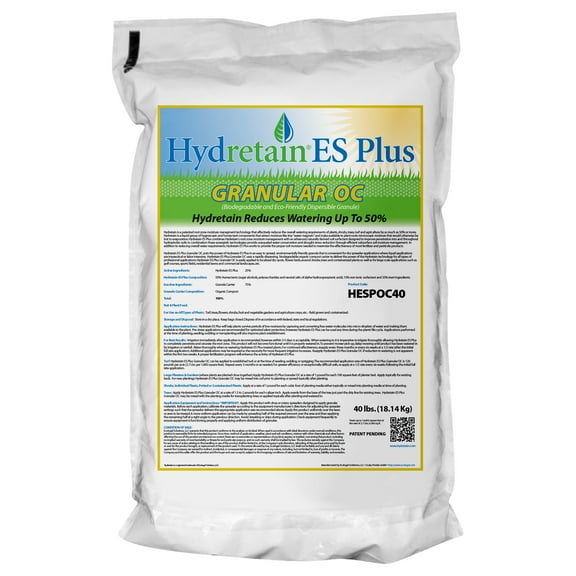 Ecologel Hydretain ES Plus Organic Compost Carrier Granular, 40lbs