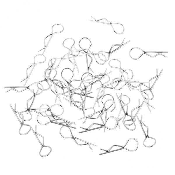 Hellery 3x50 Pieces Stainless Steel Body Clips Shell for 1/10 1/12 1/8 ...