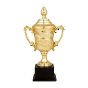 Hellery Gold Award Trophy Trophy Cup Office Reward Participation Appreciation Gift Award Ceremony Soccer Football League Match Trophy 24cm