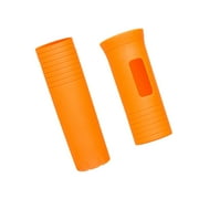 Hellery Mic Protective Sleeve Holder Handle Cover Universal Size Cordless Handheld Mic Protection Sleeve for Show KTV Live , Orange
