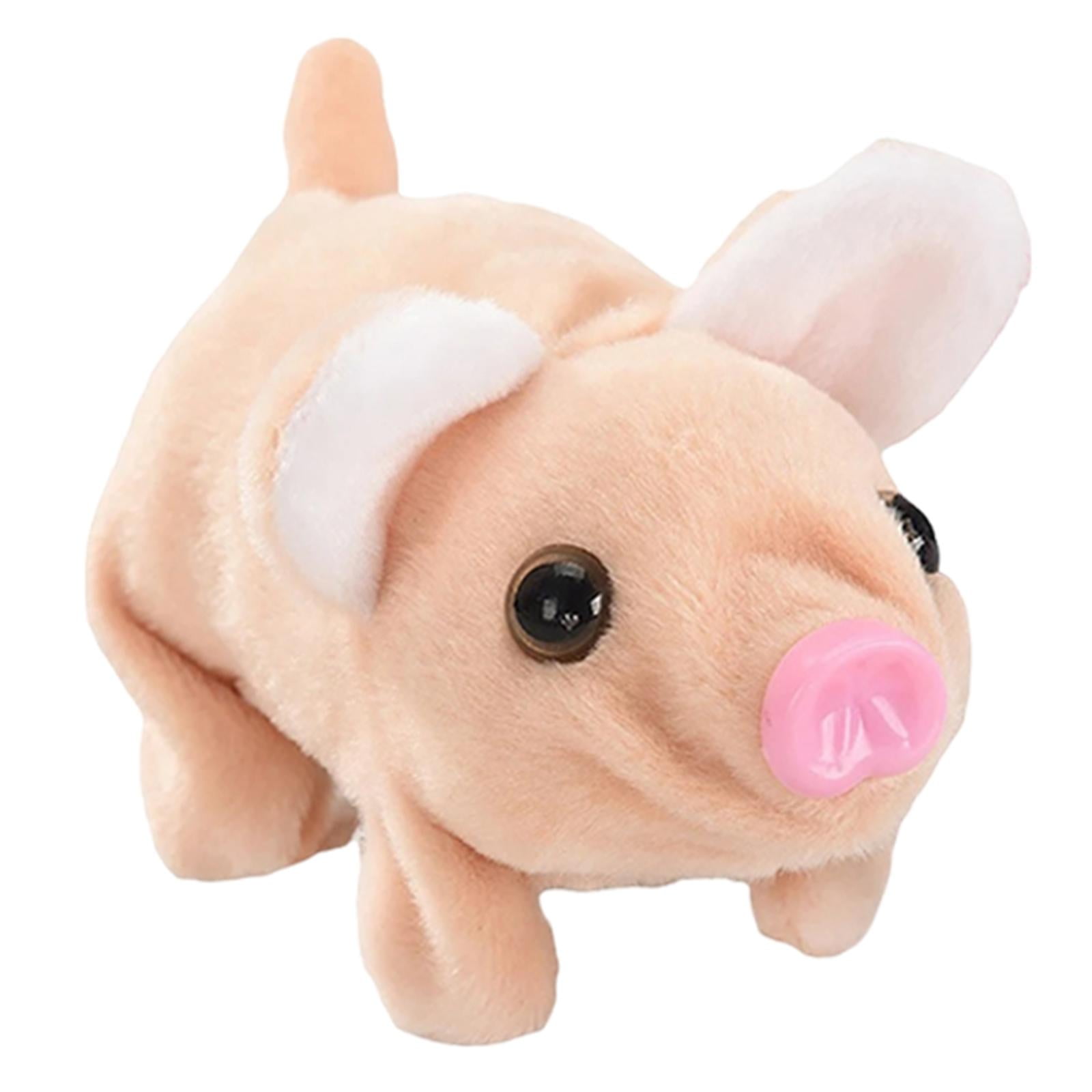 Hellery Plush Toy Pig Electronic Toy Piggy Lifelike Interactive Piglet