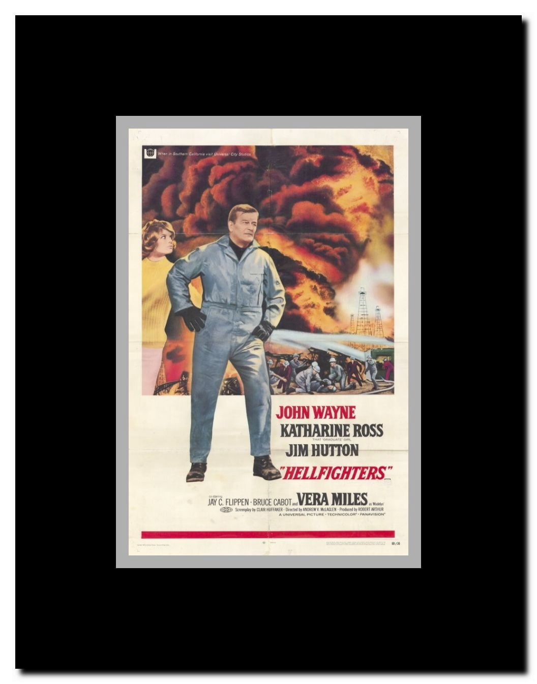 Hellfighters Framed Movie Poster