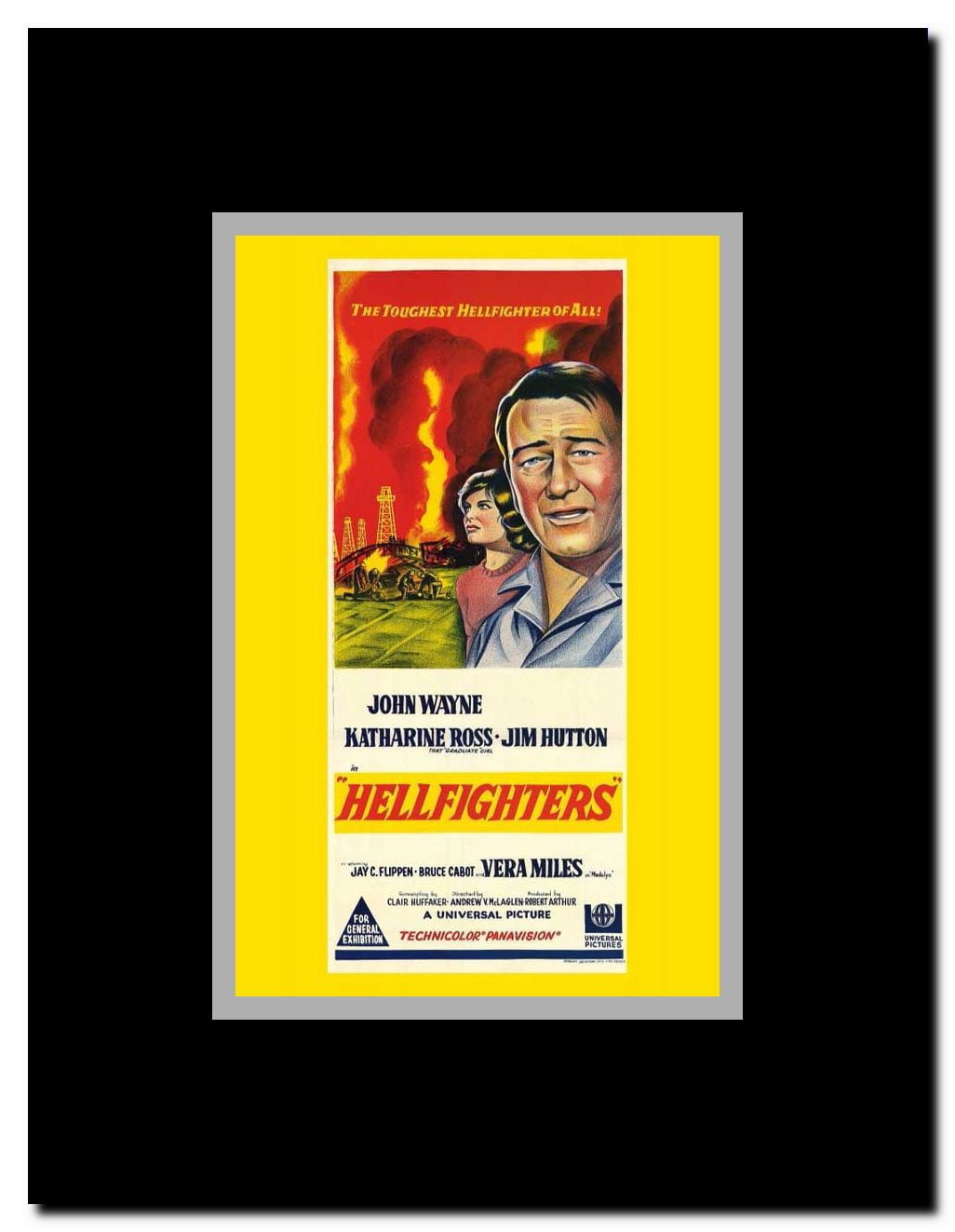 Hellfighters Framed Movie Poster