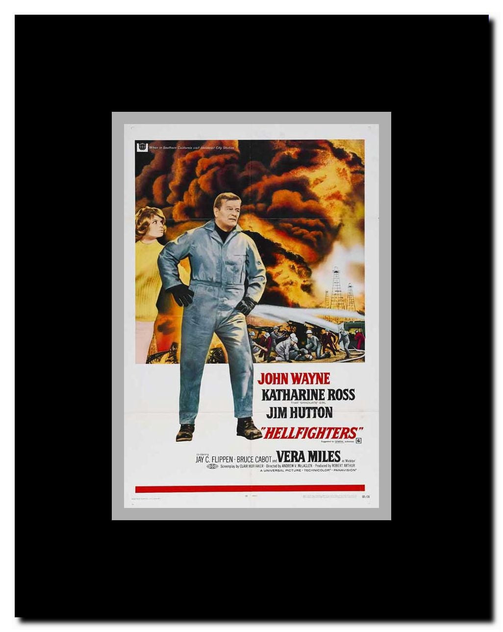 Hellfighters Framed Movie Poster