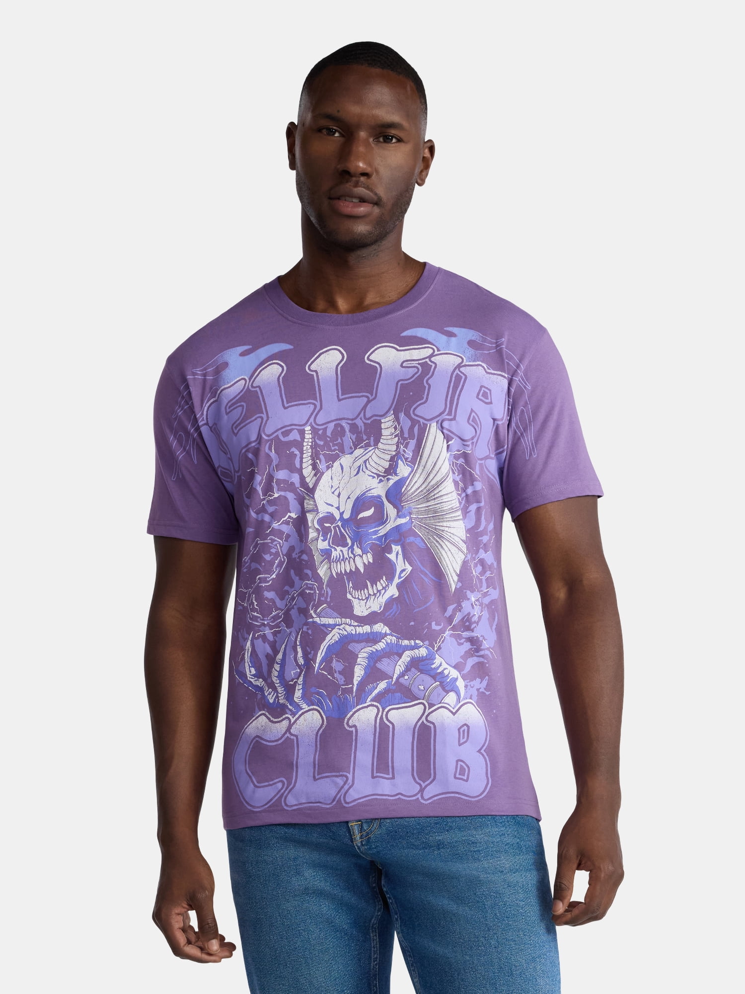 Hellfire Club Men's & Big Men's Graphic Tee Shirt, Sizes S-3XL