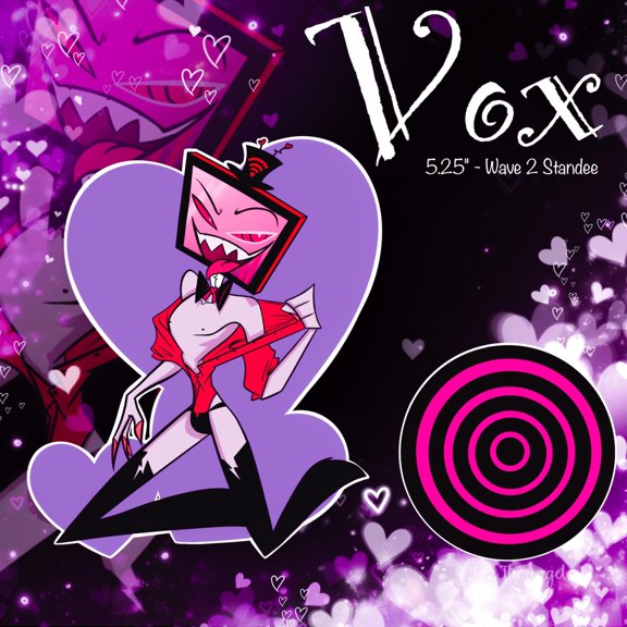 Hellish Valentines Voxs Beating Heart Acrylic Standee (1 standee_15cm)