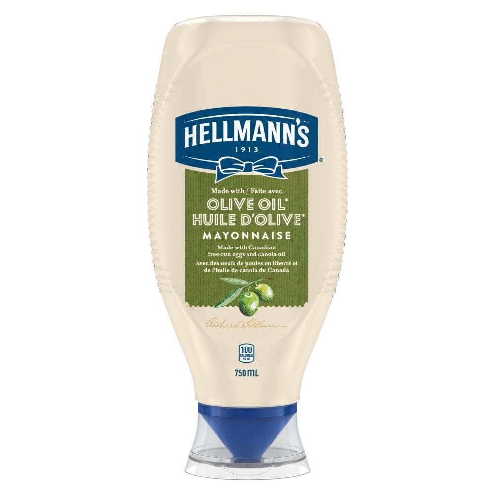 Hellmann,S Mayonnaise, Olive Oil, 750 Ml/25.4 Fl. Oz., {Imported From