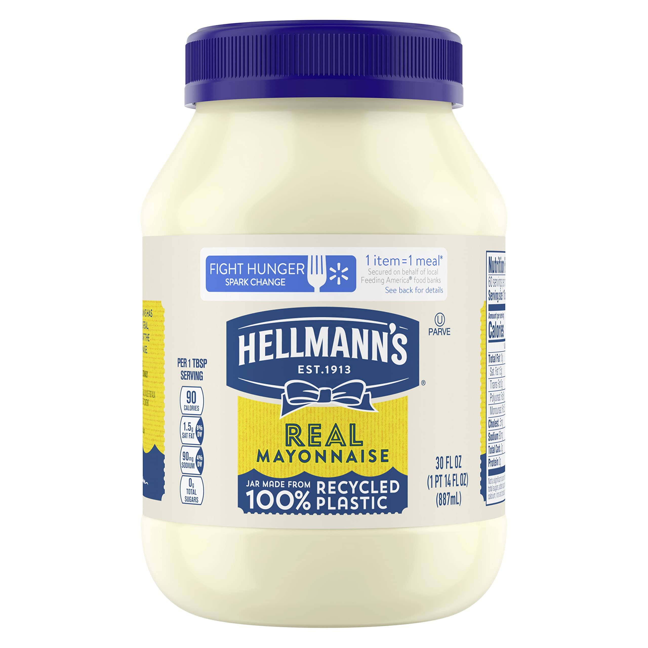 Hellmann,S Mayonnaise Real Mayo 1 Ct For A Creamy Sandwich Spread Or