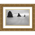thumbnail image 1 of Hellmann, Stan 14x11 Gold Ornate Wood Framed with Double Matting Museum Art Print Titled - Bandon BW, 1 of 4